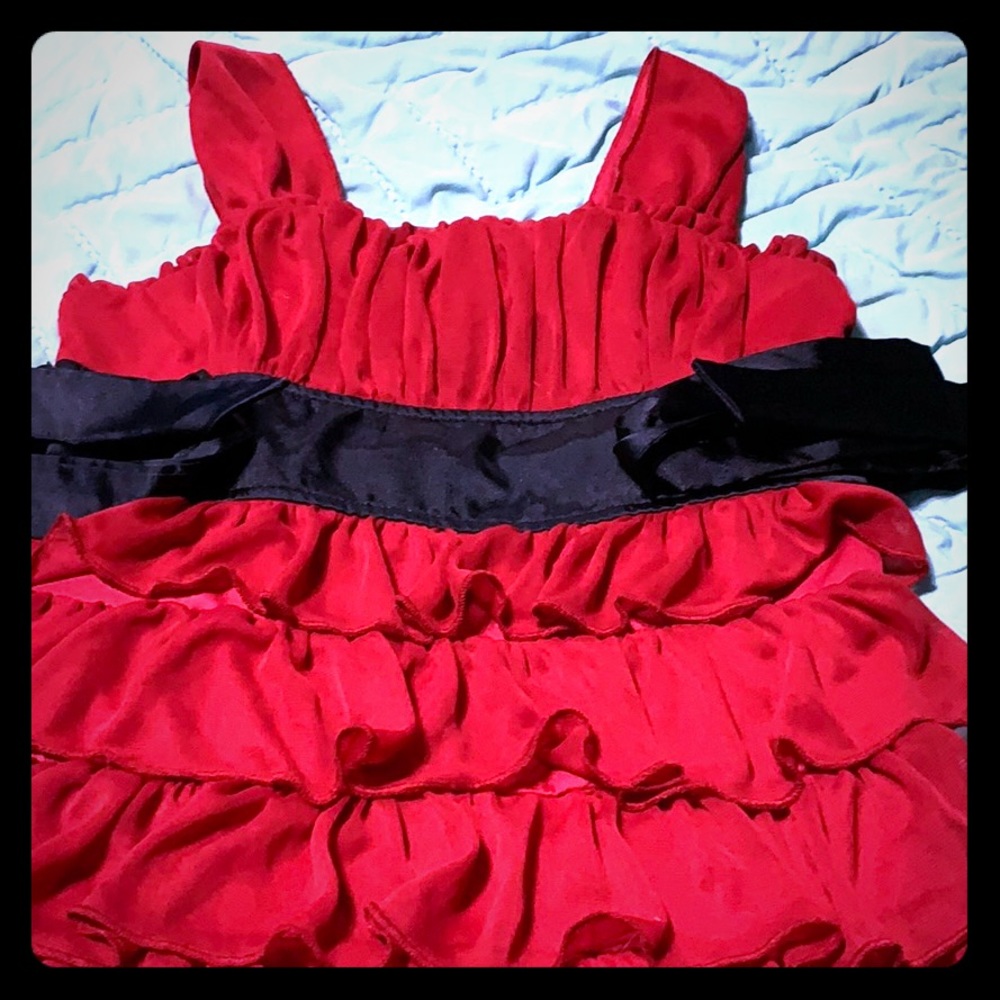 Red kid formal kids dress
